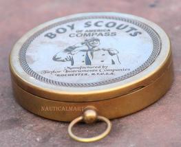 NauticalMart American Boy Scout Compass Antique Vintage Brass Compass