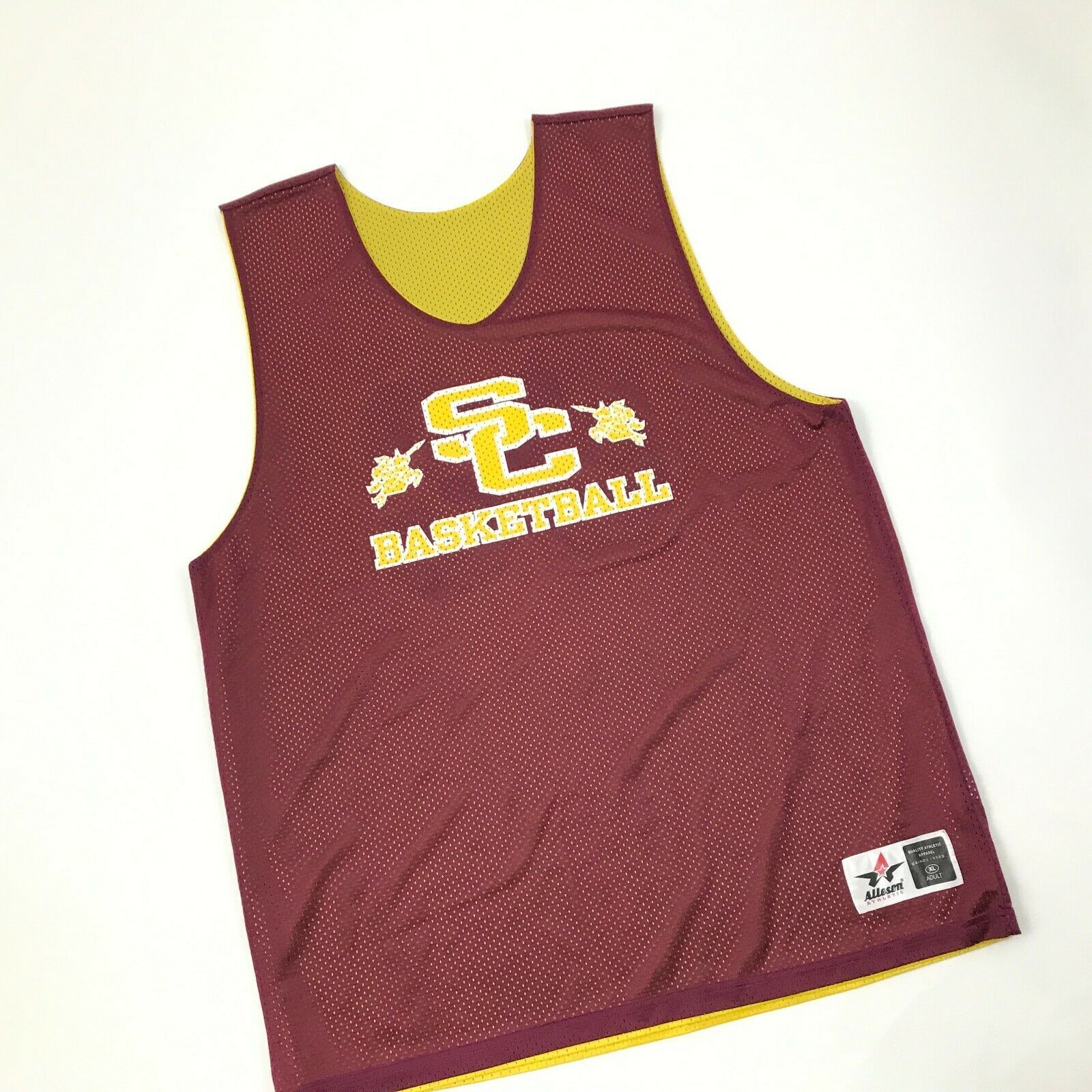 NEW Alleson Mens Basketball Jersey USC Trojans Size Extra Large Vneck