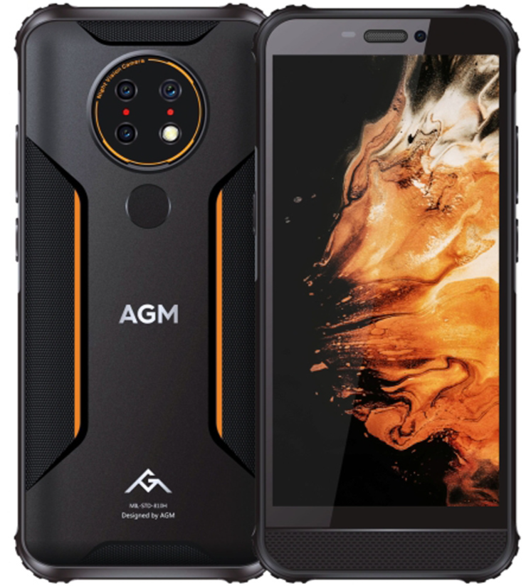 AGM H3 RUGGED 4gb 64gb Octa Core 5.7 Waterproof Fingerprint Android 11 4g Black