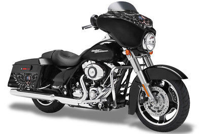 Harley Davidson Road King Touring Hard Saddlebag Reflective Decal Kit