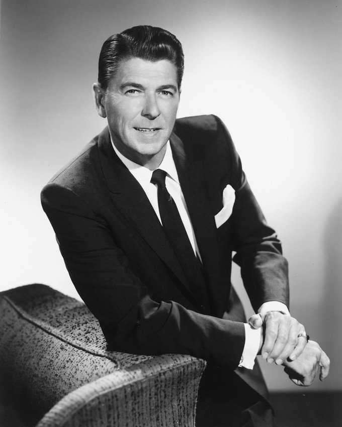 Ronald Reagan 8x10 Photo in suit early 1960's - Photographs