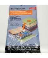 1 Essentials Vacuum Storage Bags - Large 17.5 X 27.5 Inches NEW Sealed (hn) - $5.20