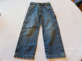 Cherokee Jeans Bambino Pantaloni Blu Denim Carpentiere Jeans Taglia 5 Gu... - $13.11