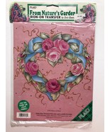 Ribbons and Roses From Nature&#39;s Garden Iron-on Transfer New - $7.97
