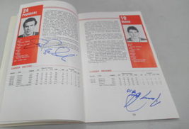 Badger Bob Johnson & 1984 Calgary Flames Team Signed Yearbook JSA image 11