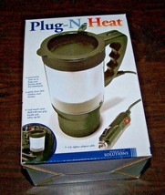 PLUG-N-HEAT Thermal Mug - 14 oz - Stainless Steel - w/4ft. cable - NIB! - $19.99