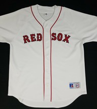 Boston Red Sox Vintage Rawlings White Home MLB Baseball Sewn Jersey Mens Size XL - $54.32