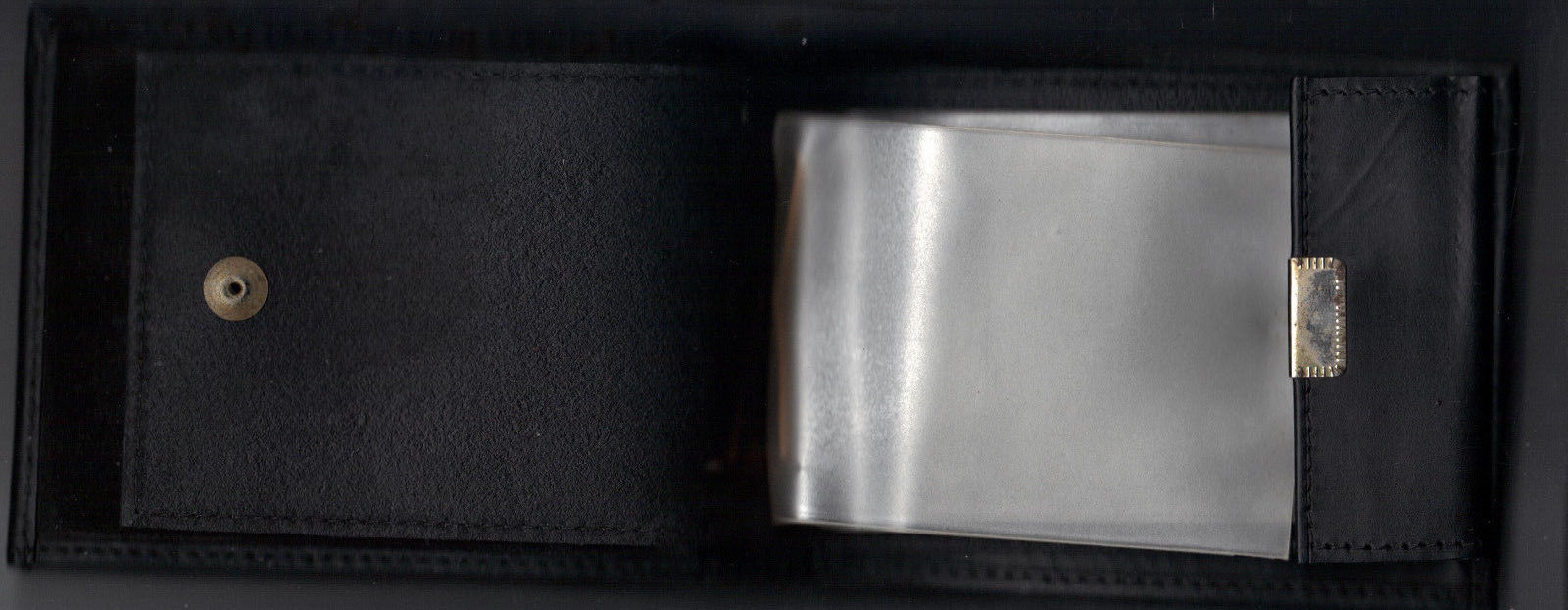NY//NJ Police-Style-Leather Backer holds Shield//Nameplate//9-Citation Bars