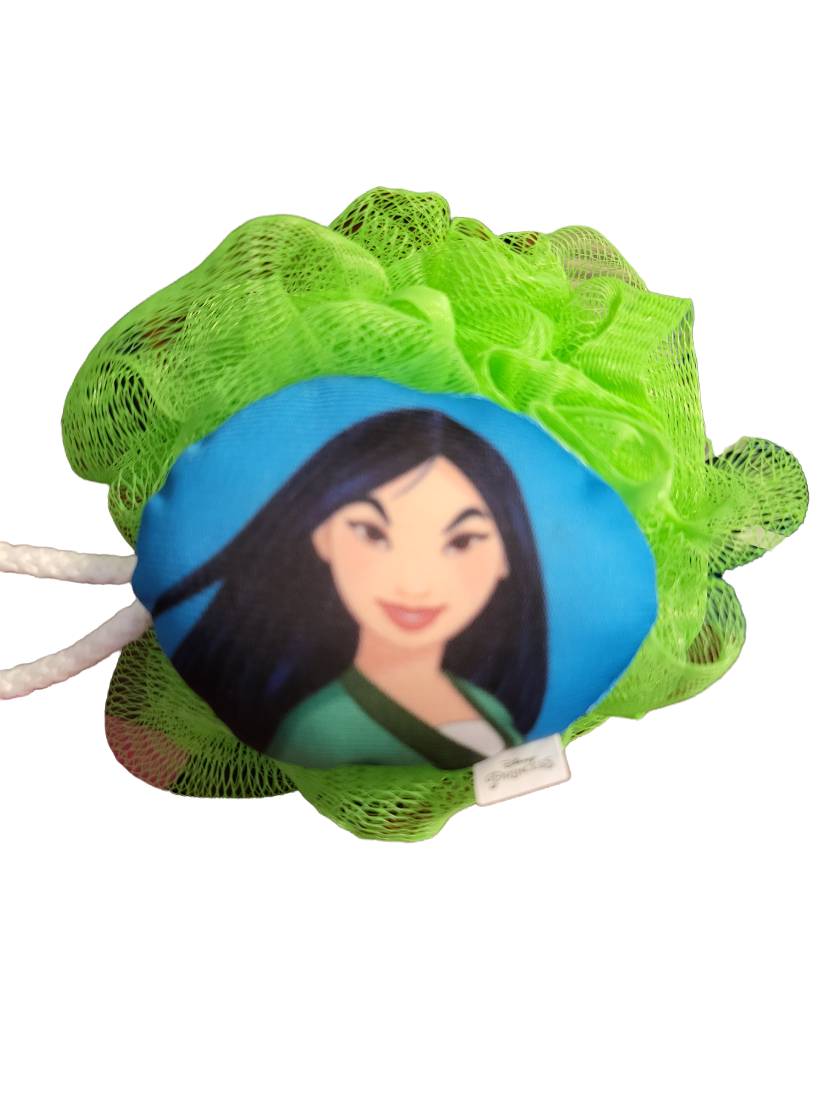 Spin Master Disney Princess Mulan Green Bath Pouf - New