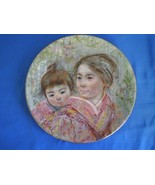 Edna Hibel Collector Plate Mother &amp; Child Sayuri &amp; Child Japanese - $32.73