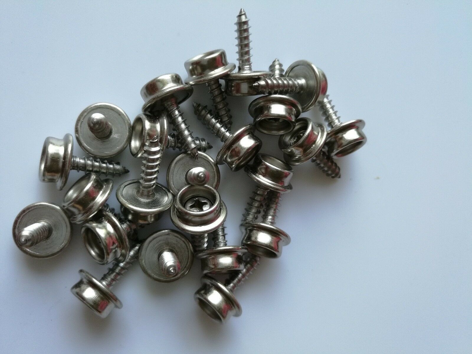 300 Pcs Boat Marine Canvas Cover Snap Fasteners SS 5/8" Screw Stud