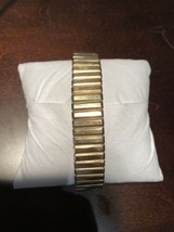Rare 12k Gold Filled Kreisler USA Vintage Watch Band Stainless Steel Exp... - $58.00