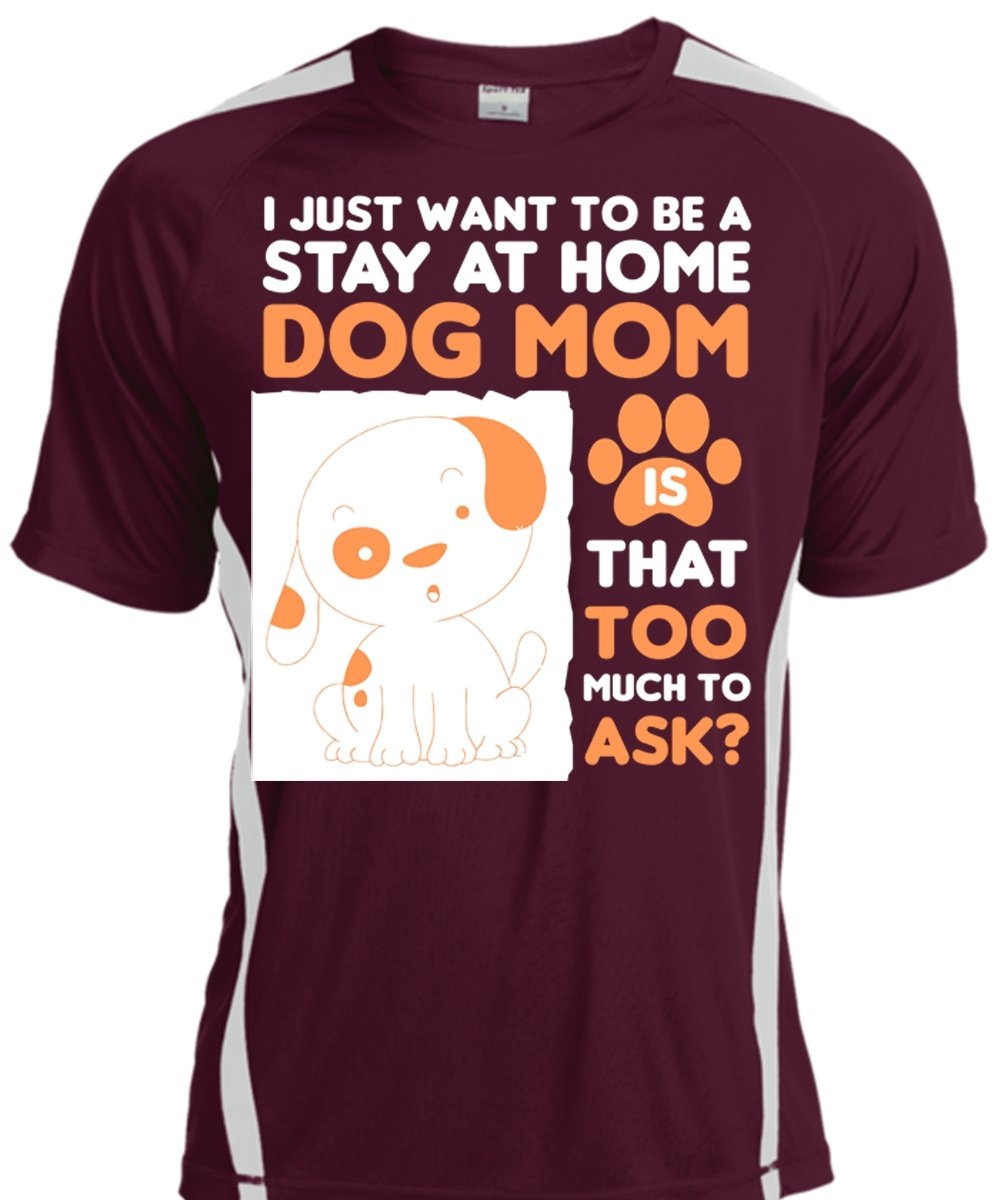stay at home dog mom sign