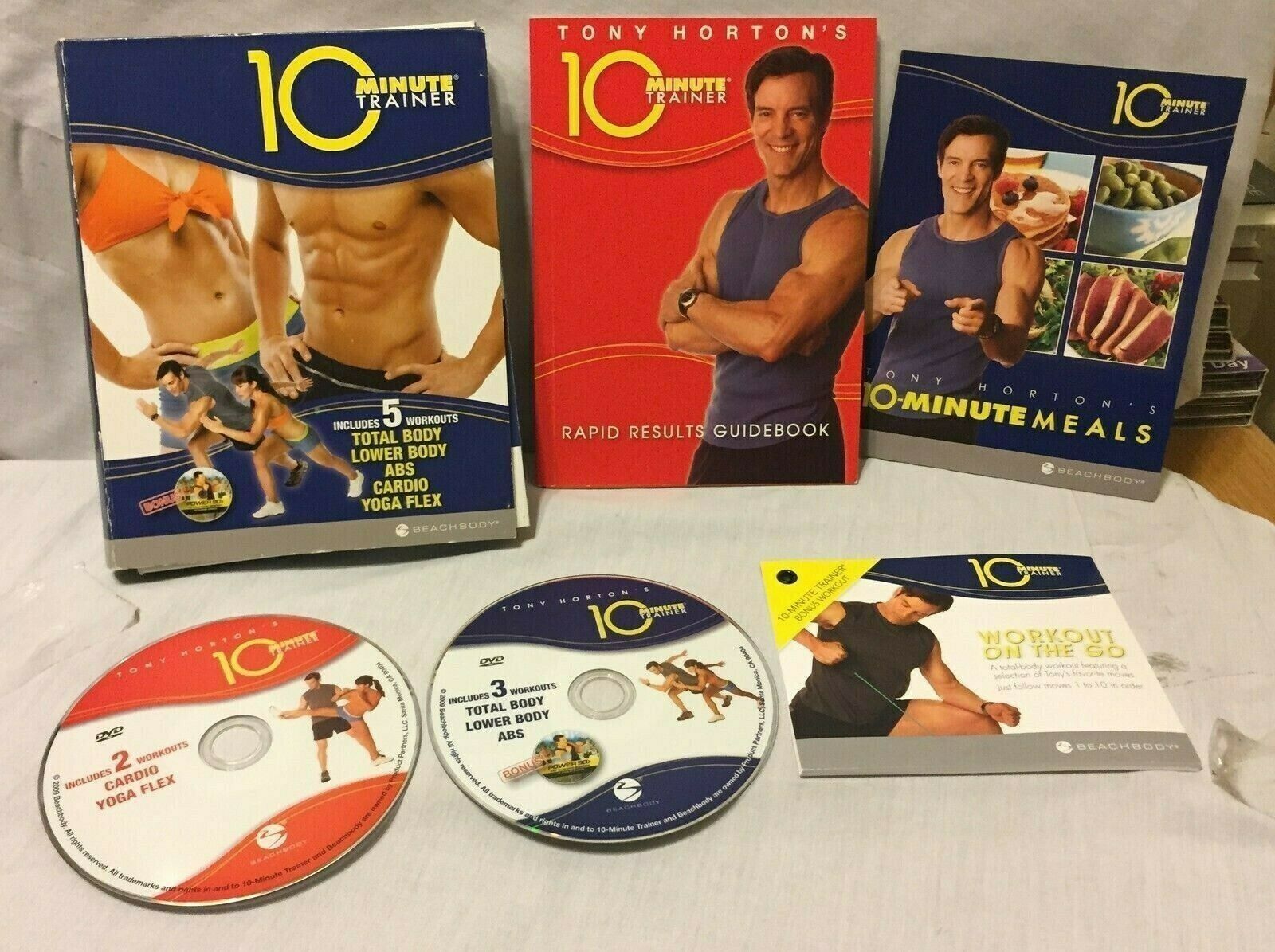 10 Minute Trainer workout DVD set program Tony Horton fat
