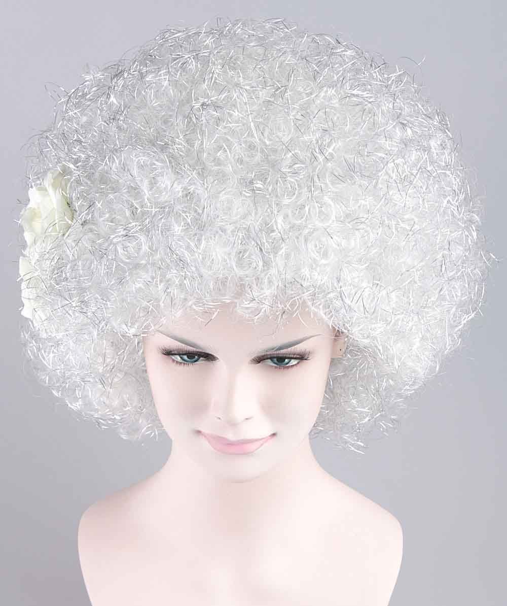 White Runway Afro Wig - Wigs & Facial Hair