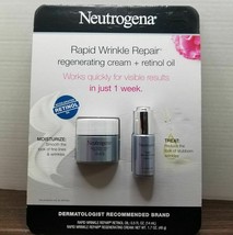 Neutrogena Rapid Wrinkle Repair Regenerating Cream + Retinol Oil New Skin Care - $19.62