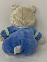 Carters Child of Mine Plush All Star Blue Teddy Bear Rattle Soft 7&quot; Stuf... - $9.99