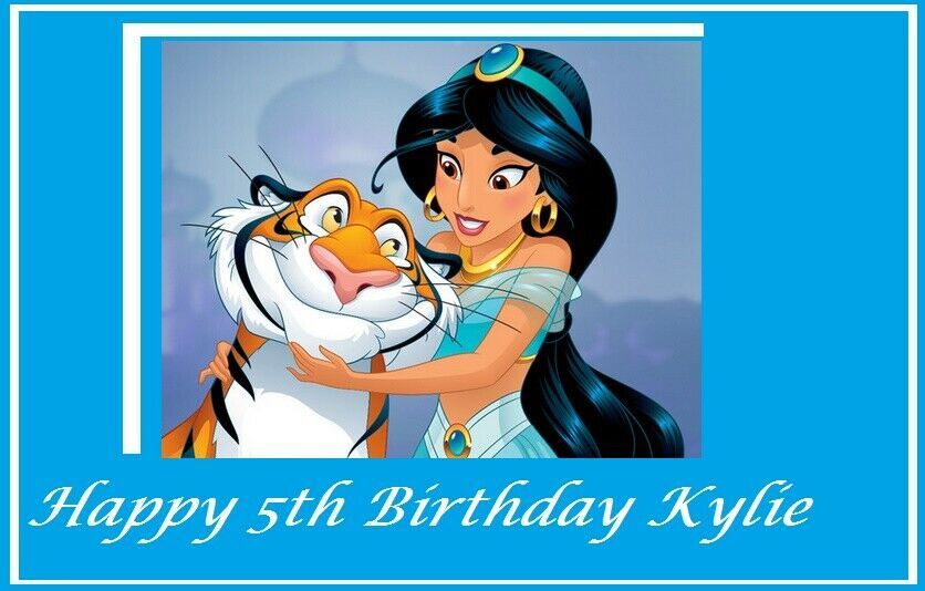 Aladdin Princess Jasmine Edible Cake Topper Decoration Cake Toppers