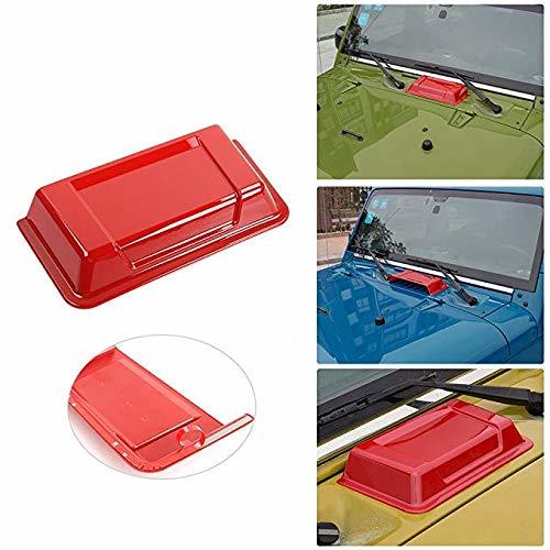 JeCar Jeep Black Cowl Hood Vent Scoop Vent Cover for 19972017 Jeep