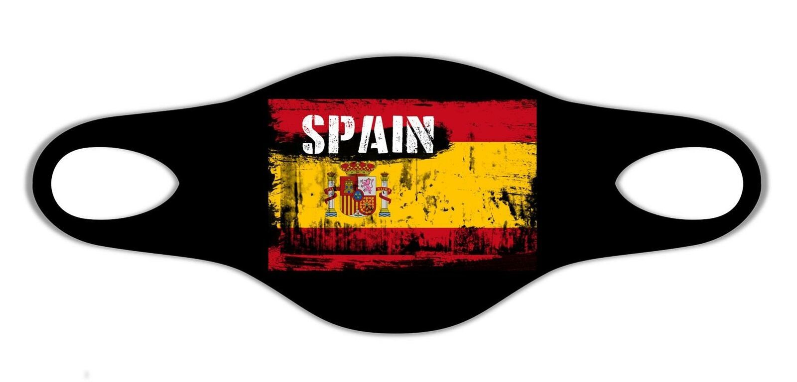 Spain National Flag Face Mask Protective Washable Reusable Unisex Breathable