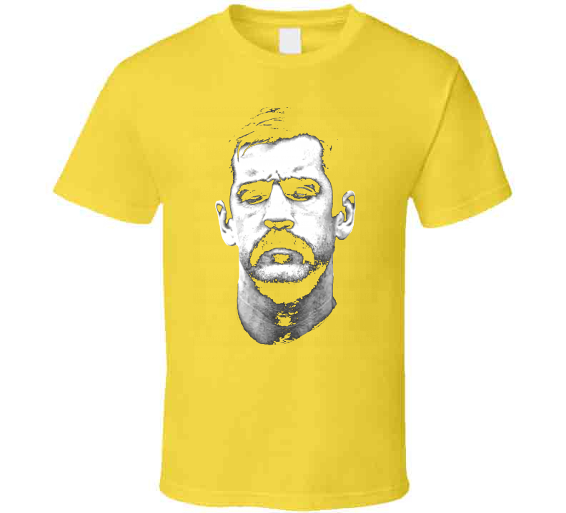 aaron rodgers mustache t shirt