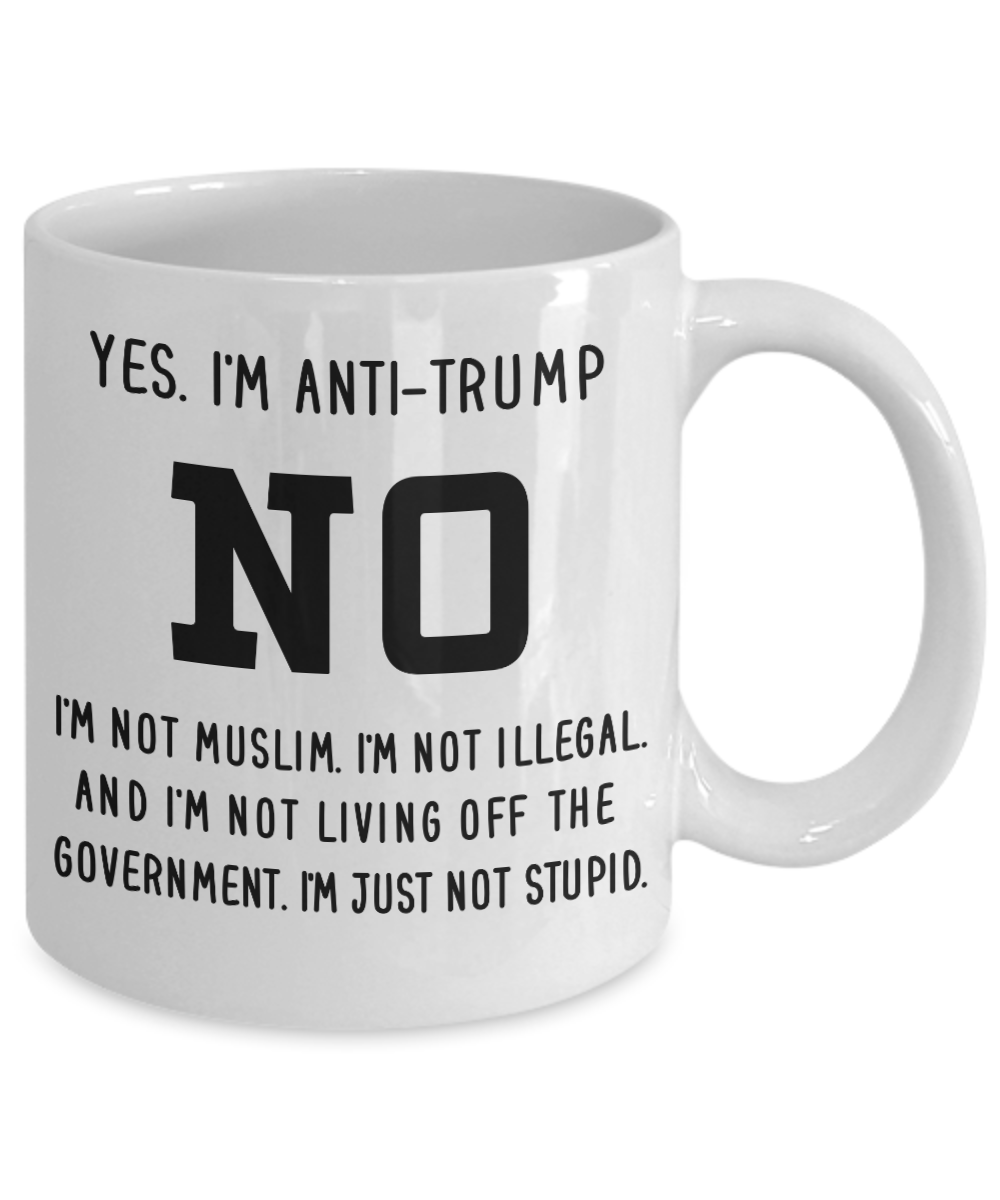 Anti Trump Mug Funny Protest Donald Trump Coffee Mug Cup Gift I Hate ...