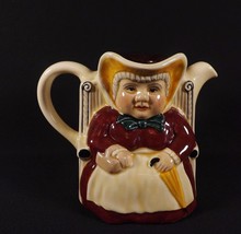 VINTAGE TONY WOOD STAFFORDSHIRE DUAL PERSON DUAL SIDED MAN &amp; WOMAN TEAPOT - $49.99