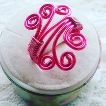 Wire Wrapped Deco Swirl Ring Women - $14.00+
