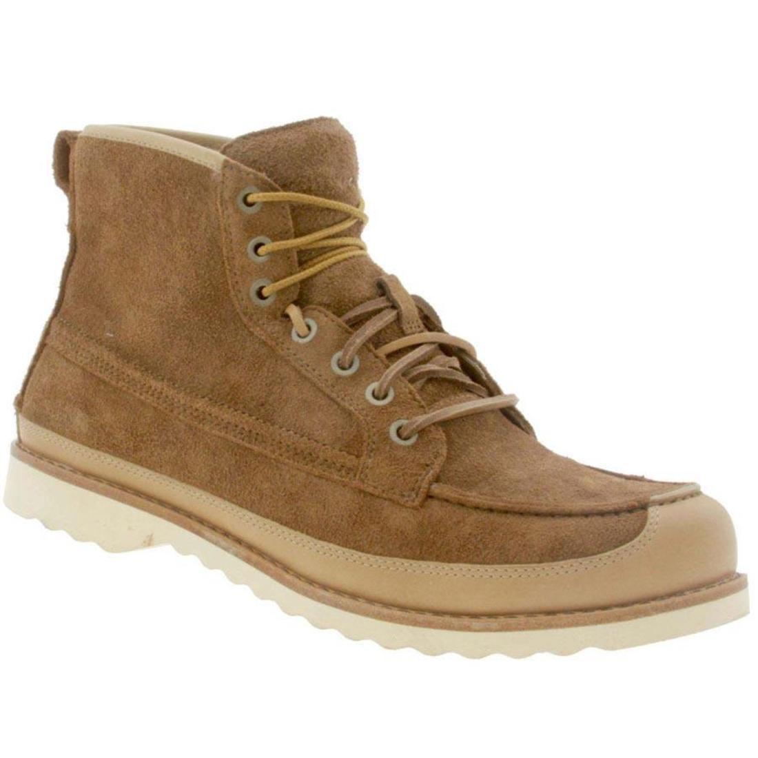 Timberland Abington 7-Eye Men's Brown Suede Leather Moc Toe Boots 82568 ...