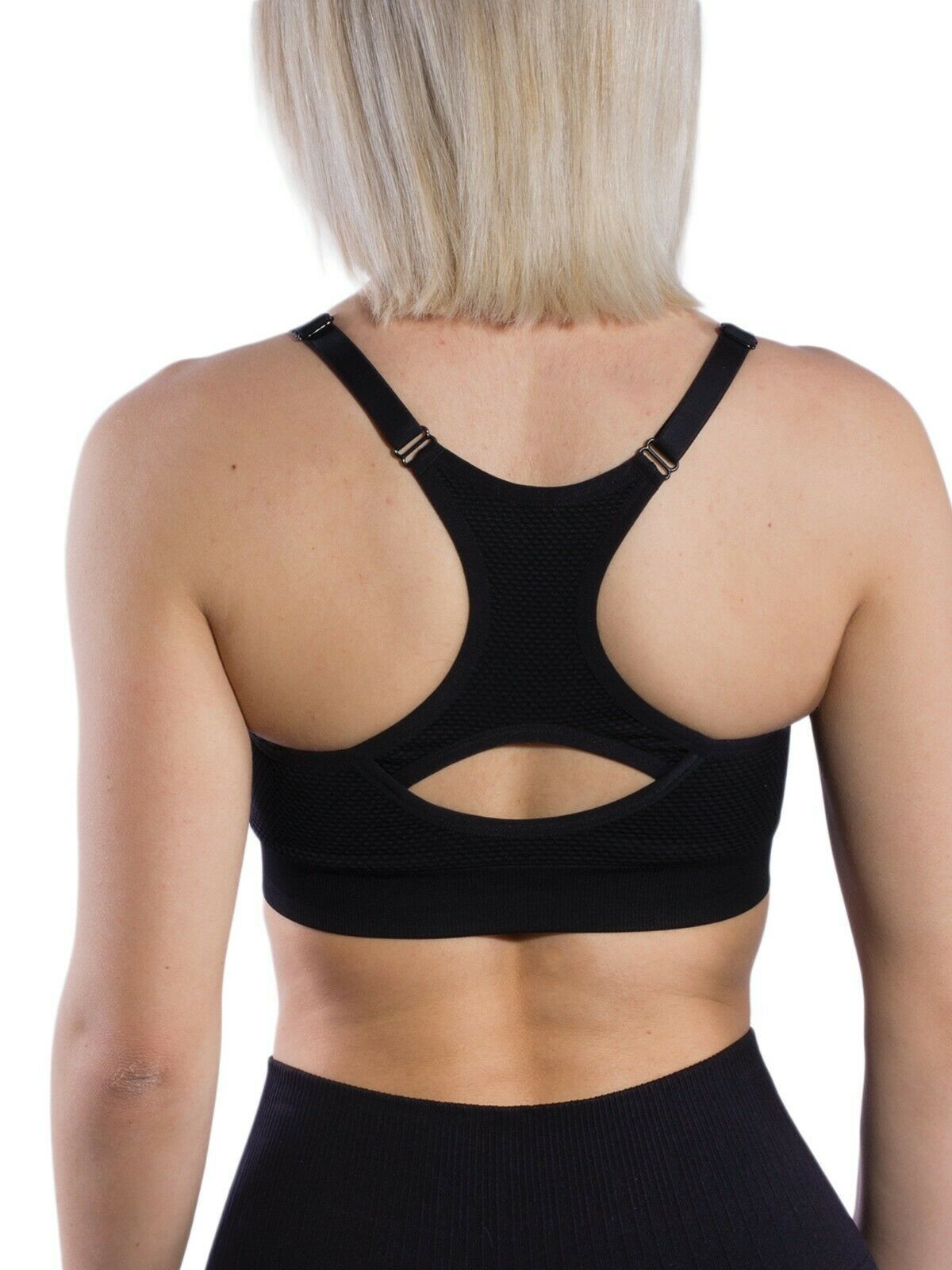 Women's Danskin Now Seamless Athletic Padded Sports Bra Size MEDIUM OR