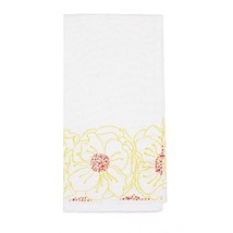 IZZY & OLIVER "Marigolds" Yellow/Red 6007029 Kitchen Bar Towel~19″X27″Cotton~ - $8.71