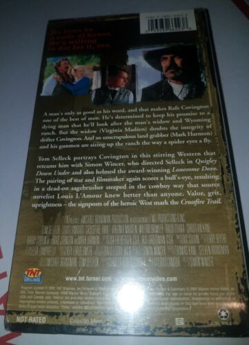 Crossfire Trail [VHS] Tom Selleck, Virginia Madsen, Mark Harmon [New ...