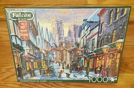 NEW Jumbo Jigsaw Puzzle 1000 Pieces Falcon de luxe "Christmas in York" - $40.19