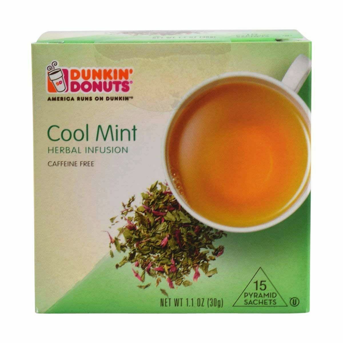 Dunkin Donuts Cool Mint Tea With 15 Tea Bags Tea
