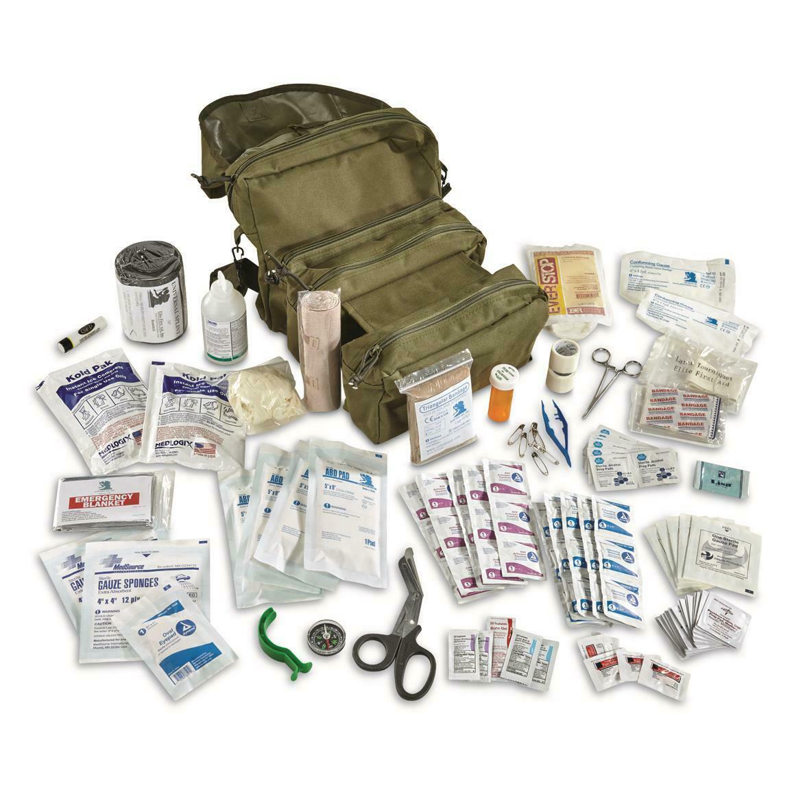 Elite First Aid M3 Trifold IFAK EMT CLS Medic Bag Medical KIT w ...