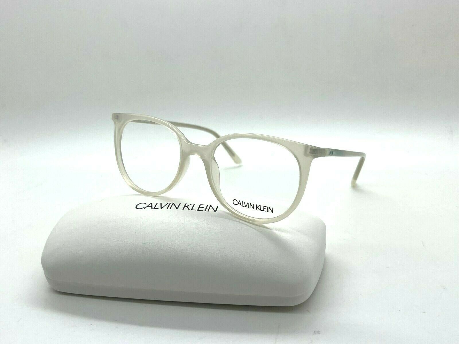 Primary image for Calvin Klein CK 19508 101 MILKY WHITE 49-18-135MM Eyeglasses Frames / CASE SMALL