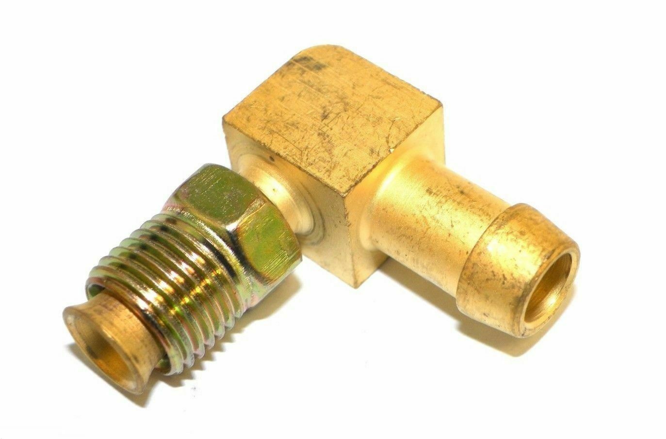 Big A 382255 Brass 5/16" Adjustable Thread x 5/16" Metal Barbed Tube