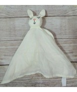 Carter&#39;s Organic Cotton Plush Bunny Lovey Security Blanket Off White - $29.09