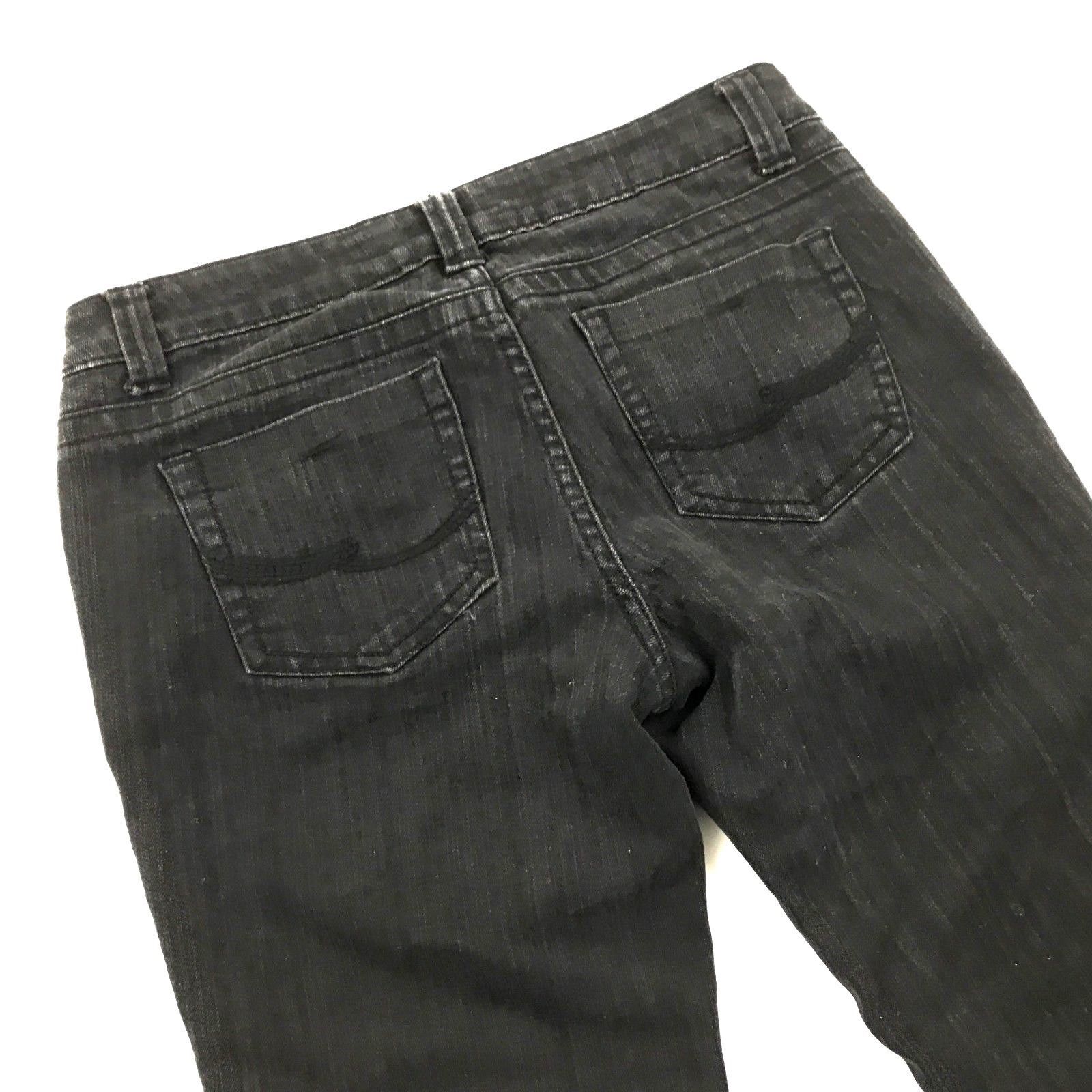 90s BONGO Skinny Jeans Womens Size 11 Juniors Black Wash Stretch Denim ...