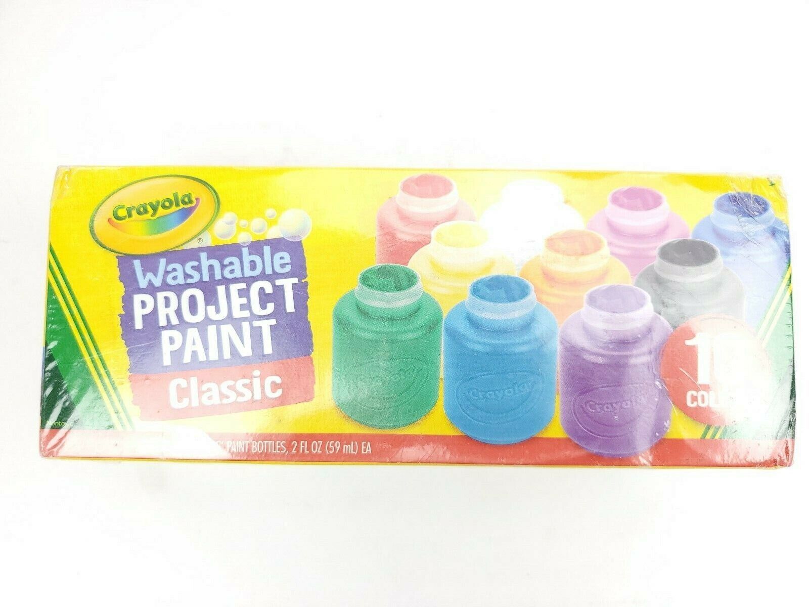 Primary image for Crayola Washable Project Paint Classic for Kids Crafts & Painting - 10 Colors