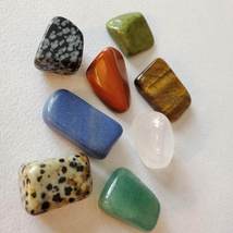 Tumbled Stones Set, 8 Piece Crystals Gift Set, Polished Rocks image 6