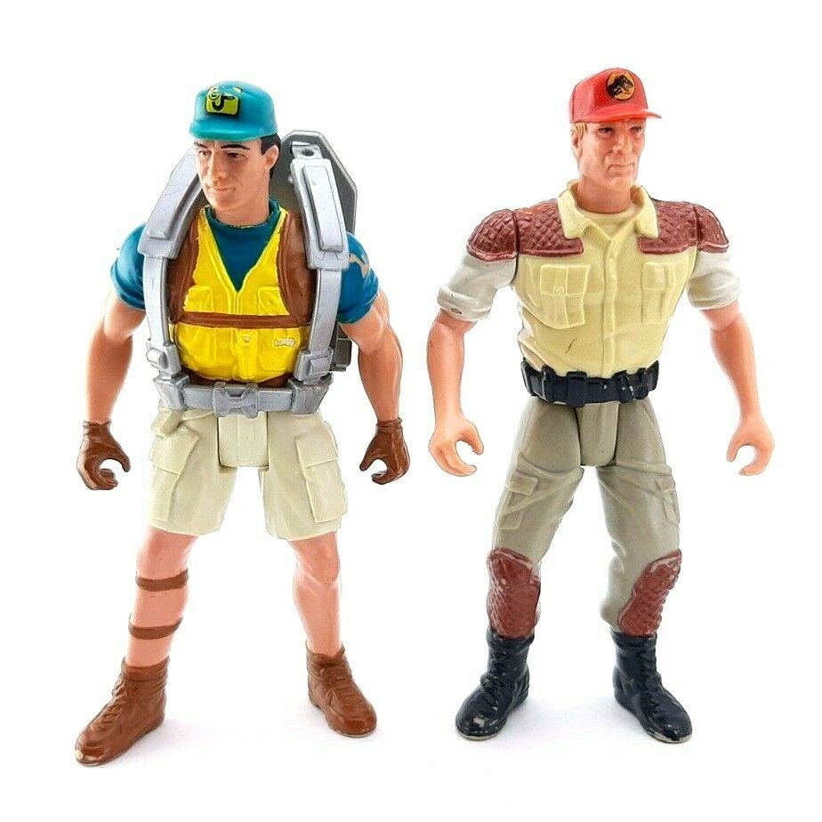 Jurassic Park Vintage Nick Van Owen Jaws Jackson Figures Kenner 1993 1997 Action Figures