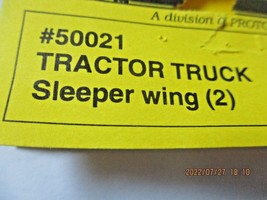A-Line # 50021 Tractor Truck Sleeper Wing. 2 Pack. HO Scale image 2