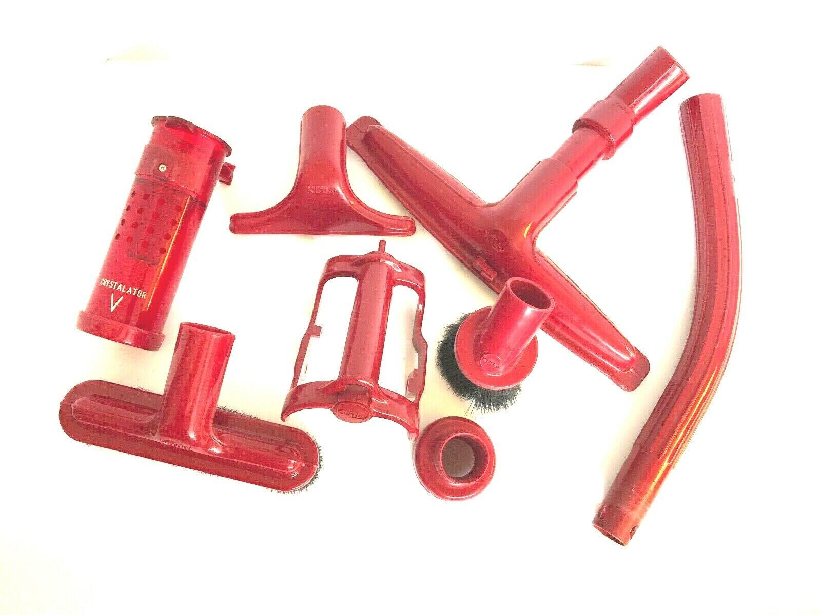 Vintage Red Kirby Classic Vacuum Cleaner Accessories Attachments Tools