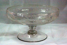 Cambridge 1930 The Hunt Pattern 1402 Clear Footed Bowl - $138.59