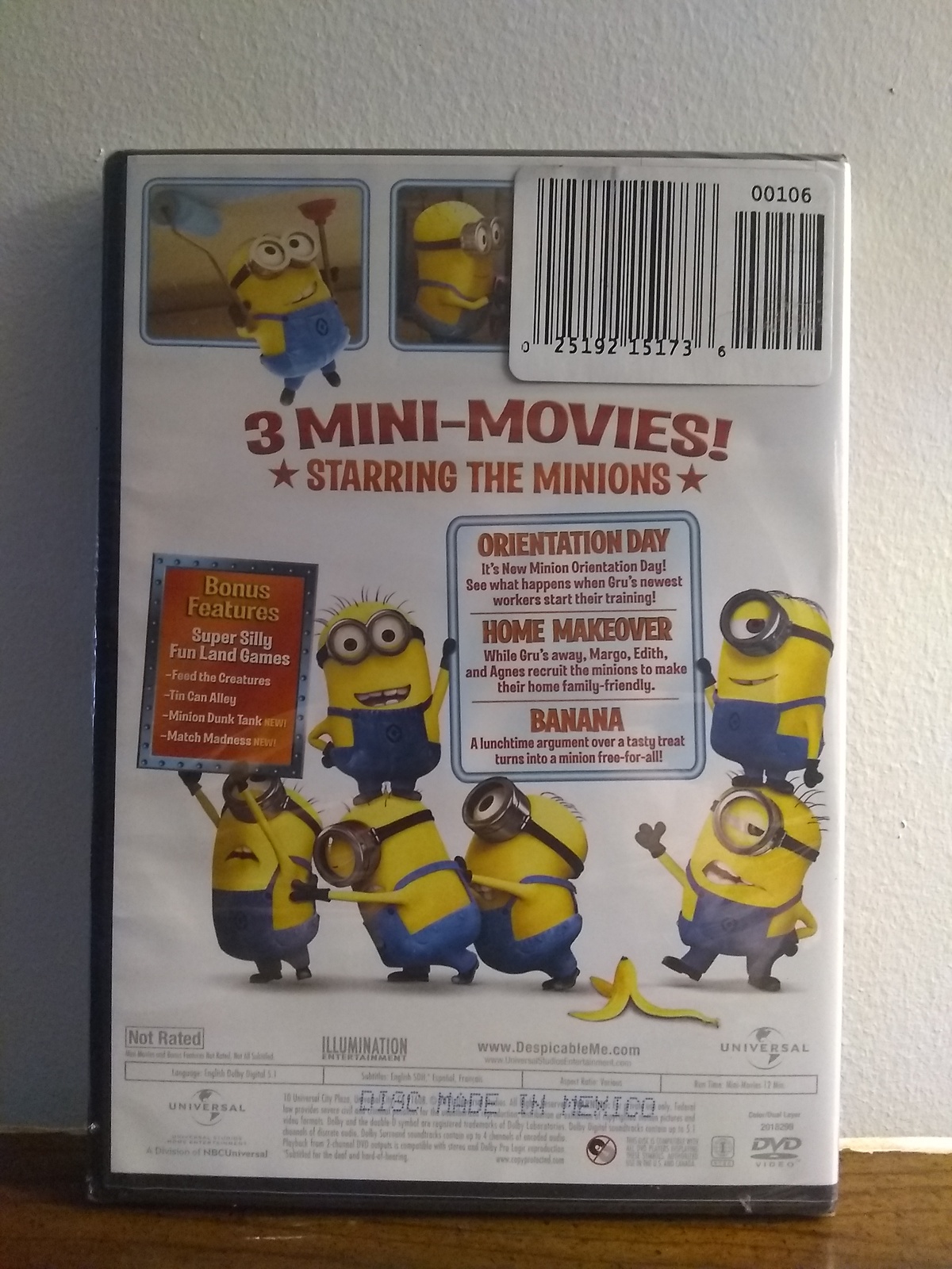 Despicable Me presents Minion Madness DVD - DVD, HD DVD & Blu-ray