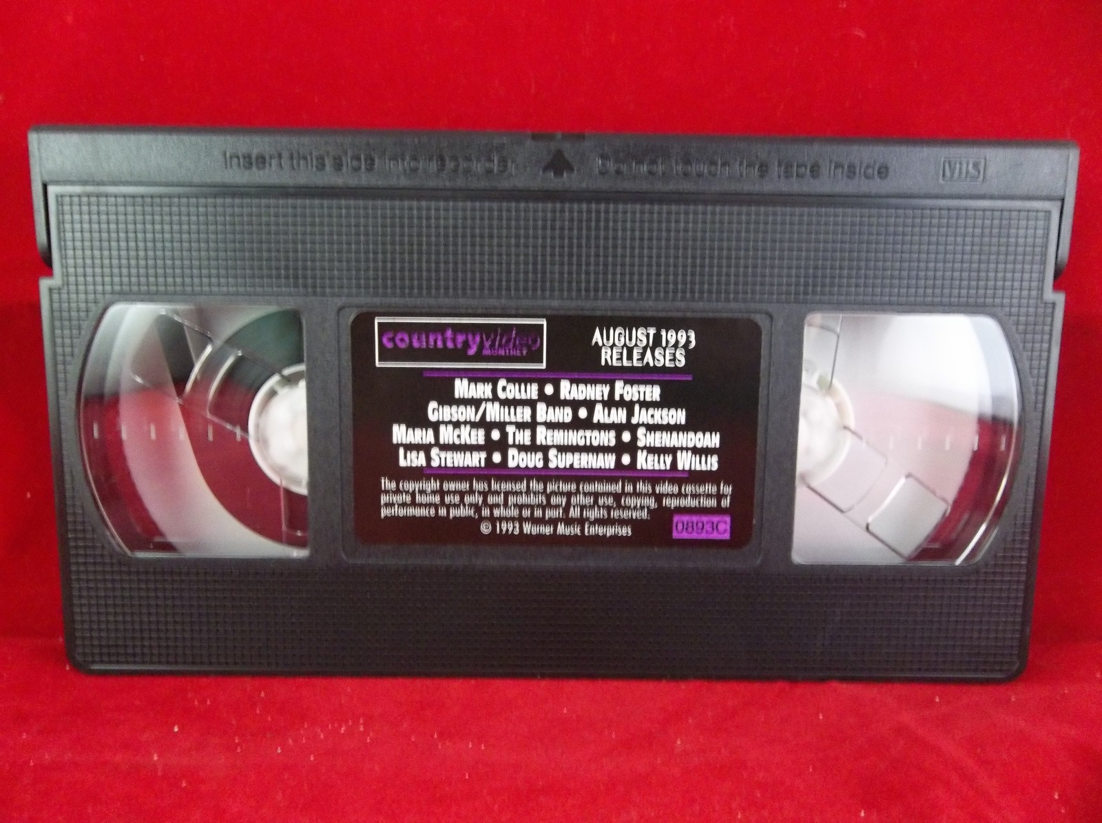 Country Video Monthly August 1993 Releases Country Music Video VHS ...