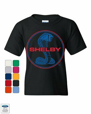Shelby Cobra Ford Mustang Youth T-Shirt American Muscle Ford Racing Kids Tee