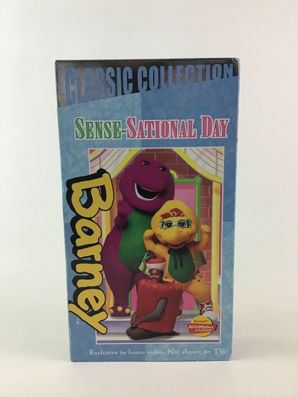 Barney Sense Sational Day White VHS Cassette Tape 1996 Barney and ...