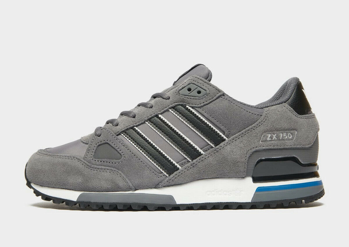 adidas Originals Mens ZX 750 Trainers in Grey and Black